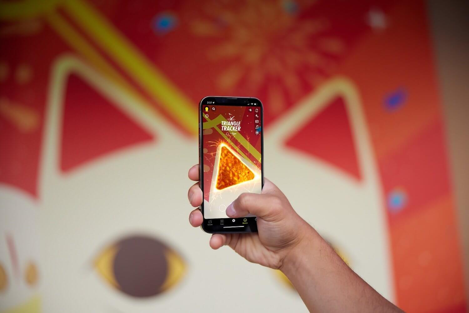Doritos Triangle Tracker