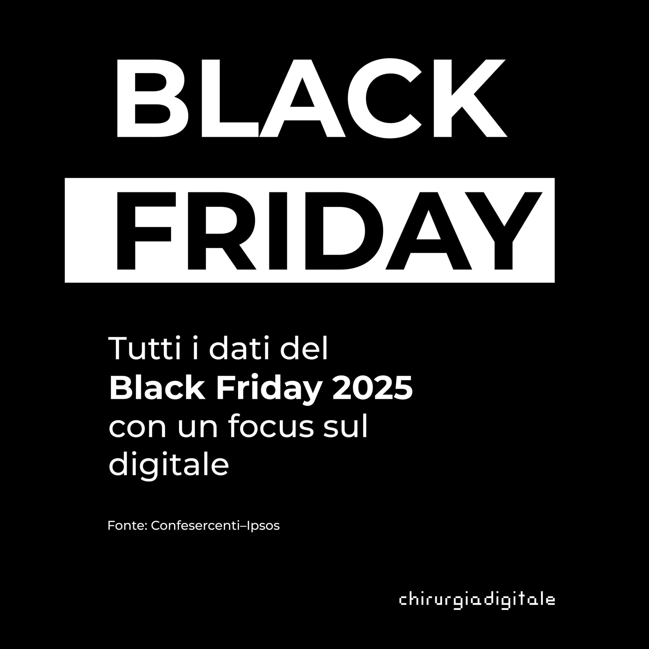 Black Friday 2025: tutti i dati e i trend digitali che influenzeranno gli acquisti online
